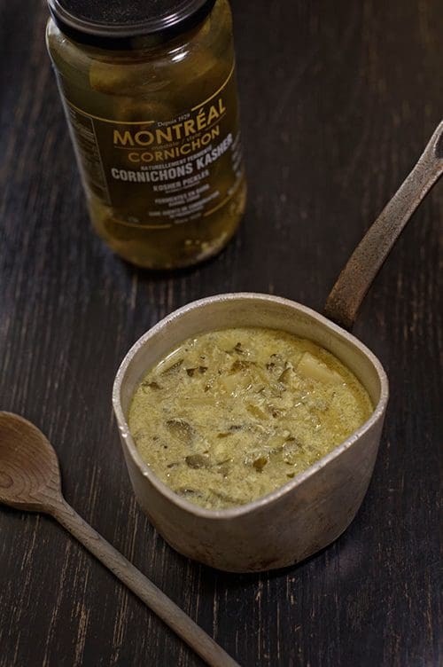 Soupe aux cornichons