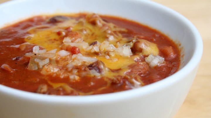recette de chili au poulet