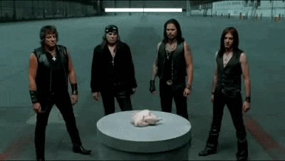 gifs animés culinaires weird rockstars