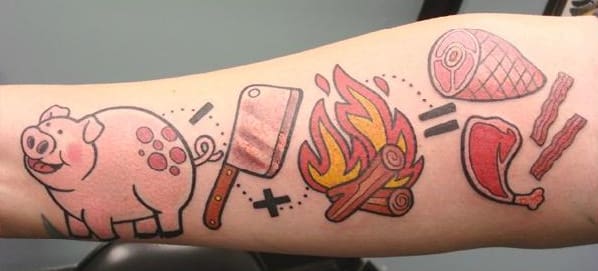 bacon-cycle-tattoo