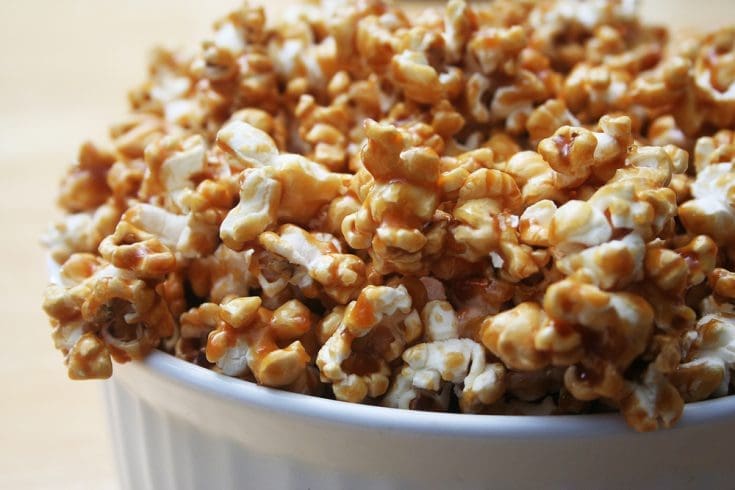 Popcorn au caramel