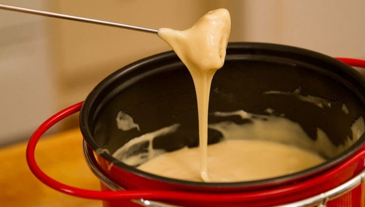 Fondue au fromage maison