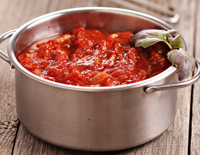 Sauce aux tomates et saucisses