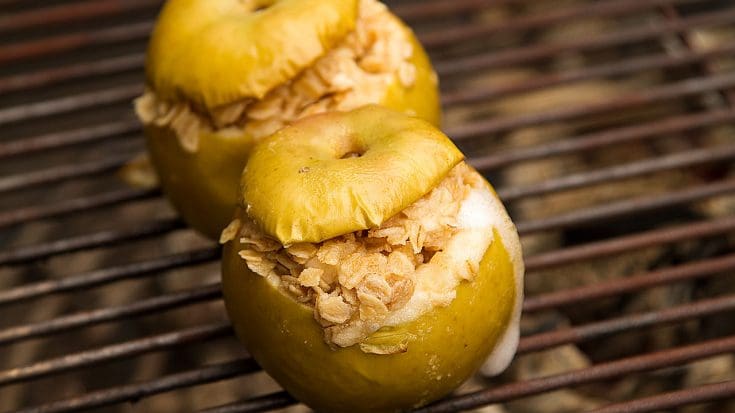Croustade inversée sur le BBQ