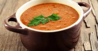 recette de potage de lentilles