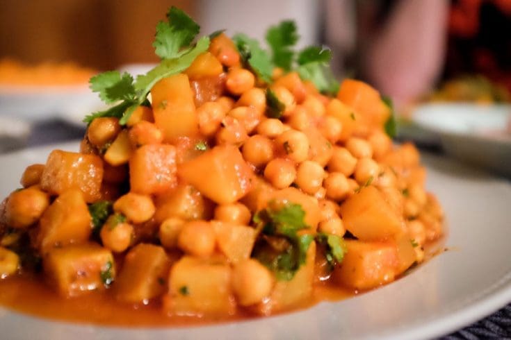 Salade de navet et pois chiches