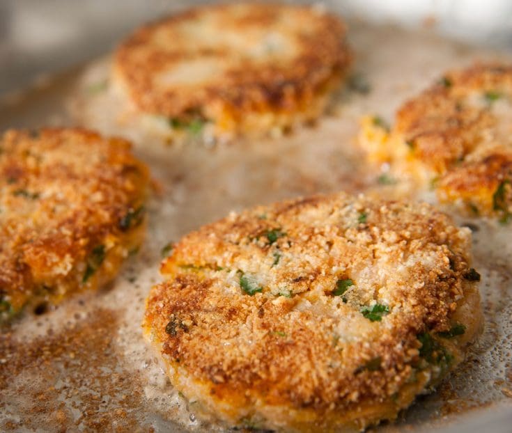 Crabcake au saumon et mayonnaise au cari