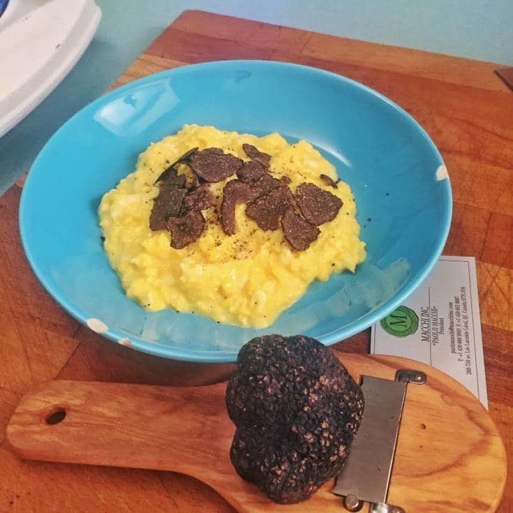 Oeufs brouillés aux truffes