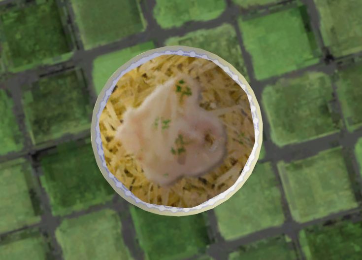 Pâtes carbolafrime (carbonara) selon Les Sims