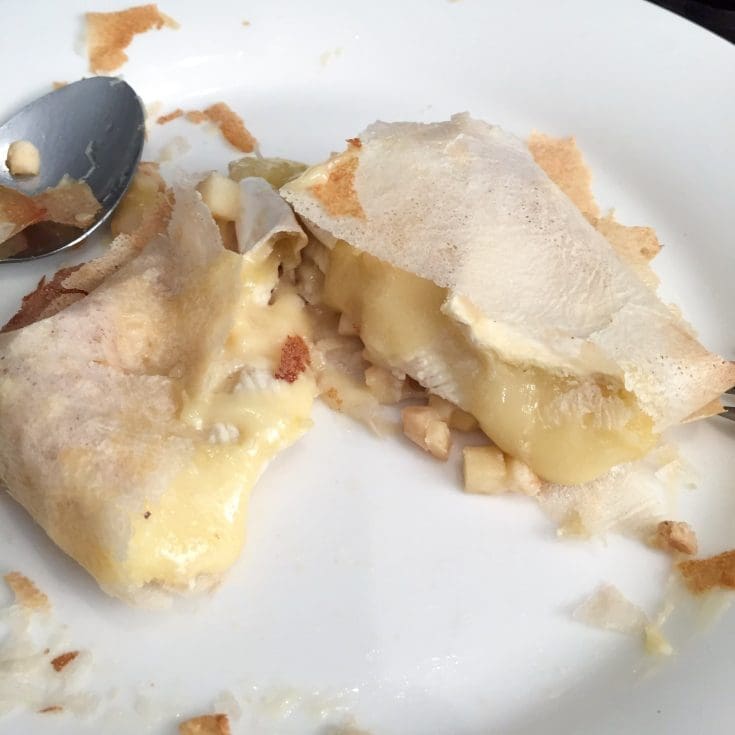 Bonbons croustillants aux pommes et camembert selon MrCoco