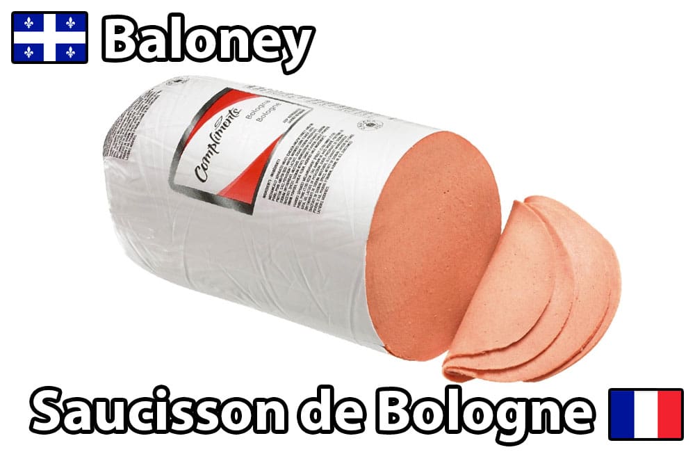 termes culinaires québec france baloney vs saucisson de bologne