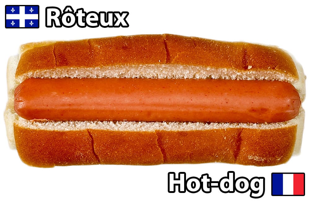 termes culinaires québec france rôteux vs hot-dogs