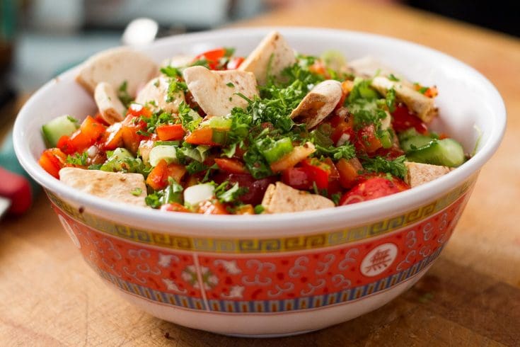 Salade Fattouche (fattoush)