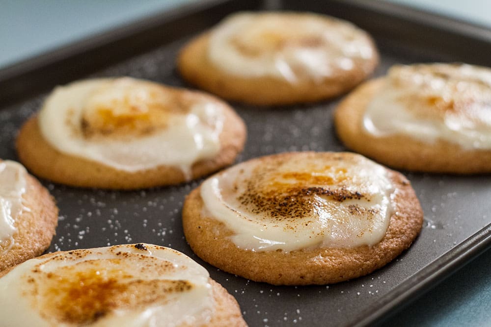 Recette de biscuits à la crème brûlée