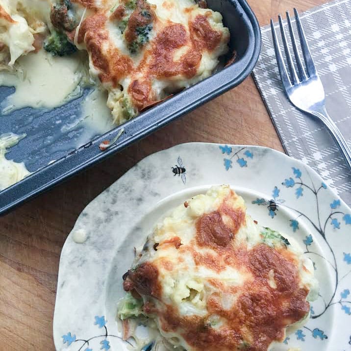 Gratin de légumes à la courge spaghetti