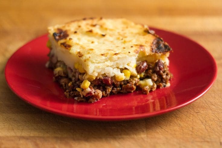 Pâté chinois végétarien selon Cam Grande Brune