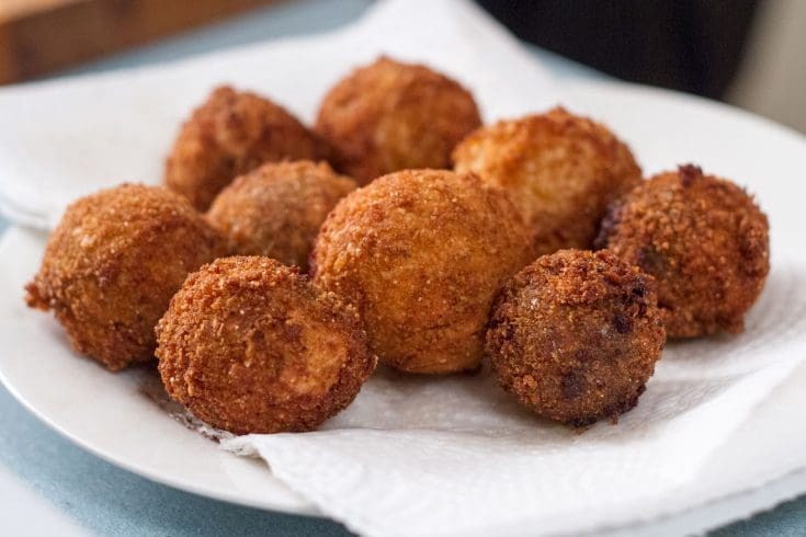 Boules frites de ganache au caramel selon Gab Lavoie