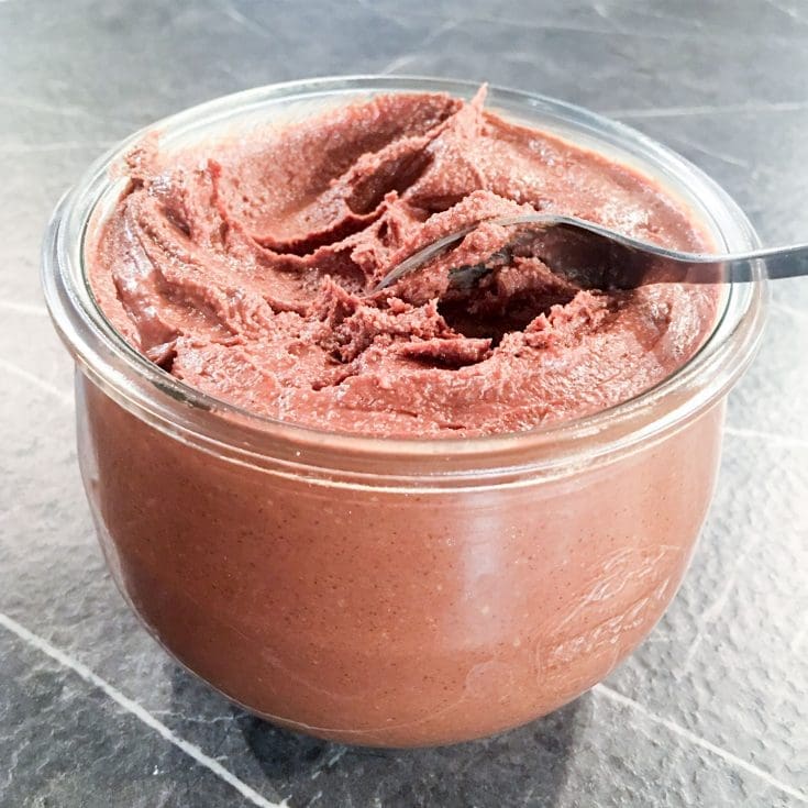 Tartinade aux amandes et chocolat maison