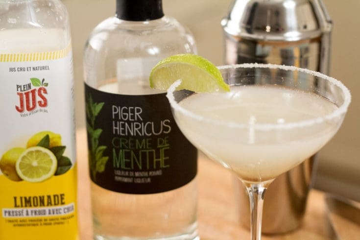 Limonade à la crème de menthe