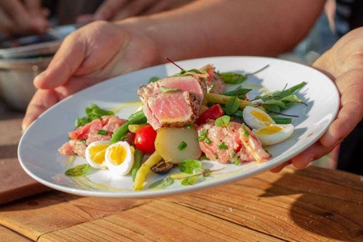 Tartare de thon à la niçoise