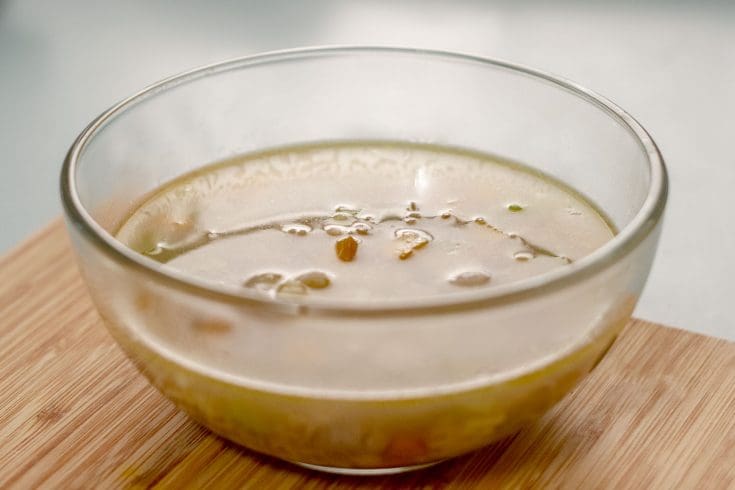 Soupe poulet (ou dinde) et nouilles