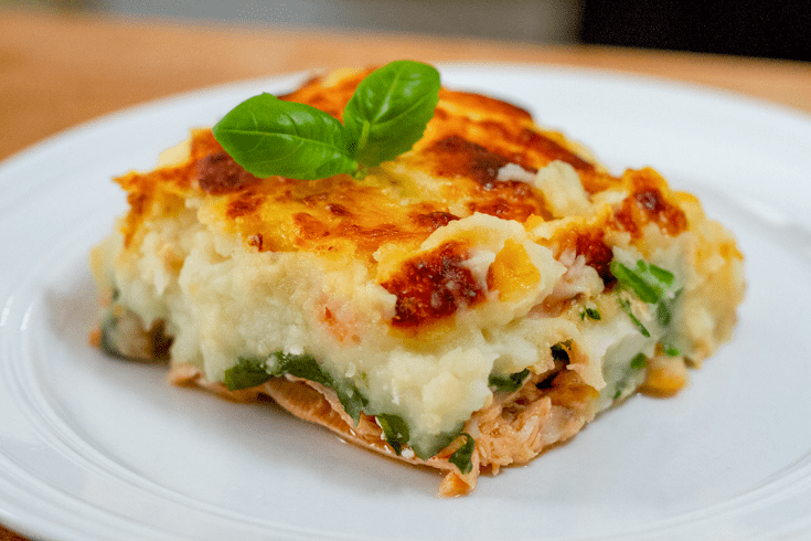 Parmentier de saumon