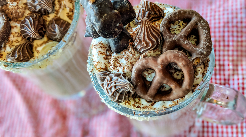 Chocolat chaud épicé végétalien (tout garni) selon Loounie