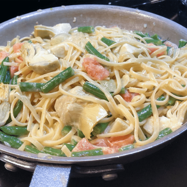 Linguine aux artichauts