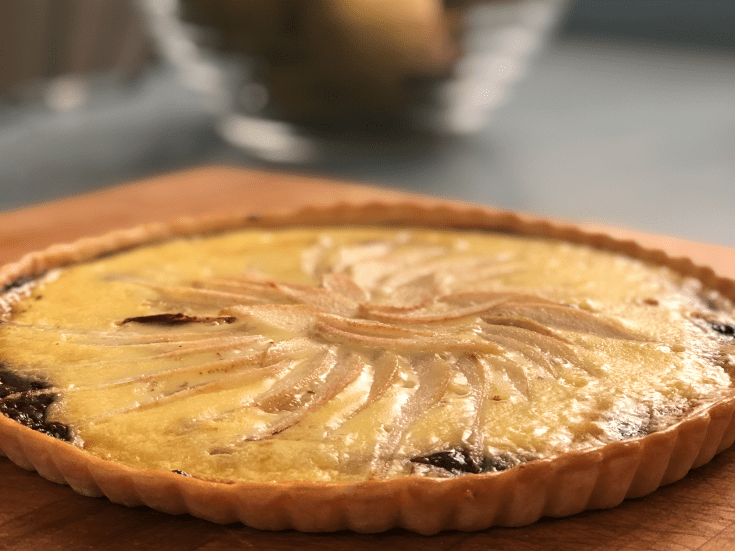 Tarte choco-poires à la Bob