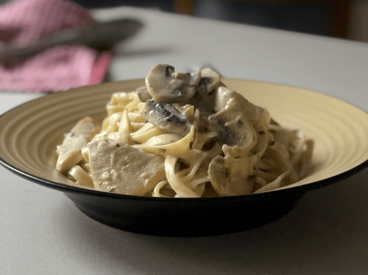 Tagliatelle au poulet citronné