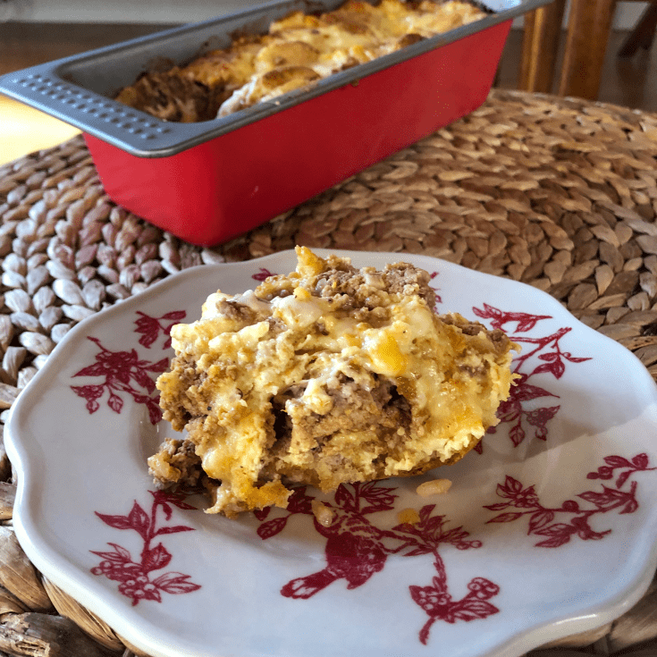 Pouding aux petits pains fourrés à ma mère