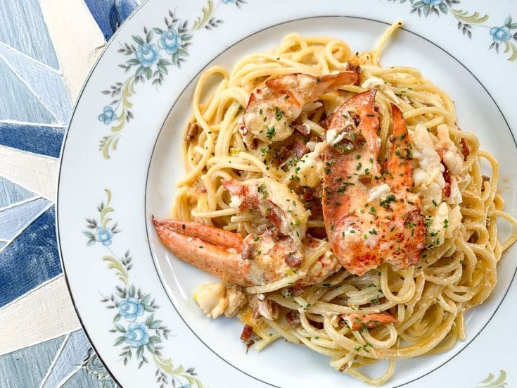 Spaghetti au homard