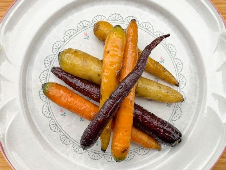 Carottes glacées à l’érable