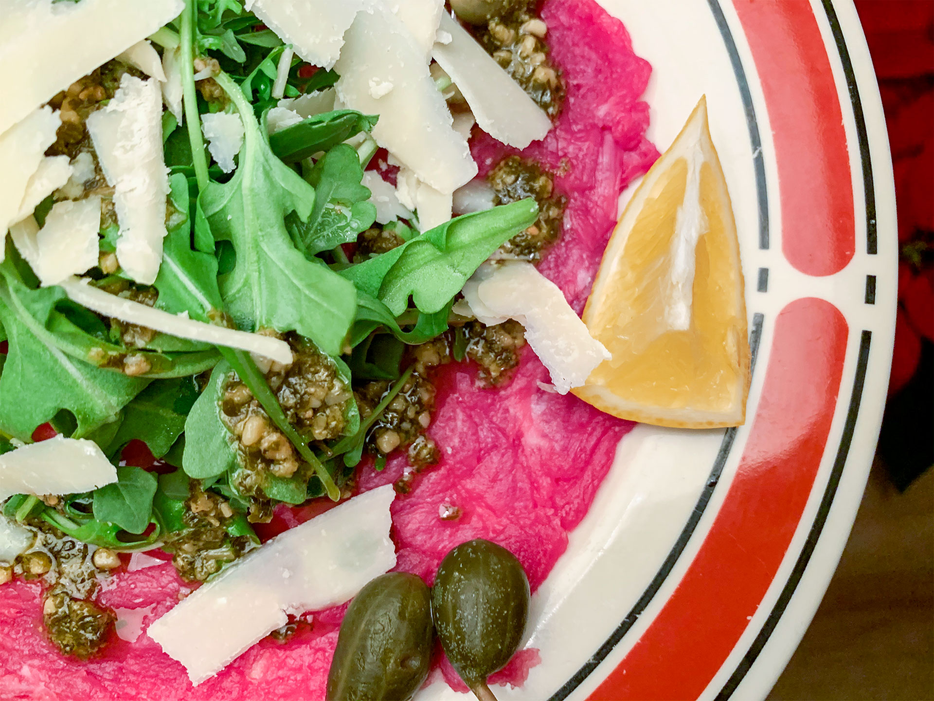 Carpaccio de bœuf façon Misto