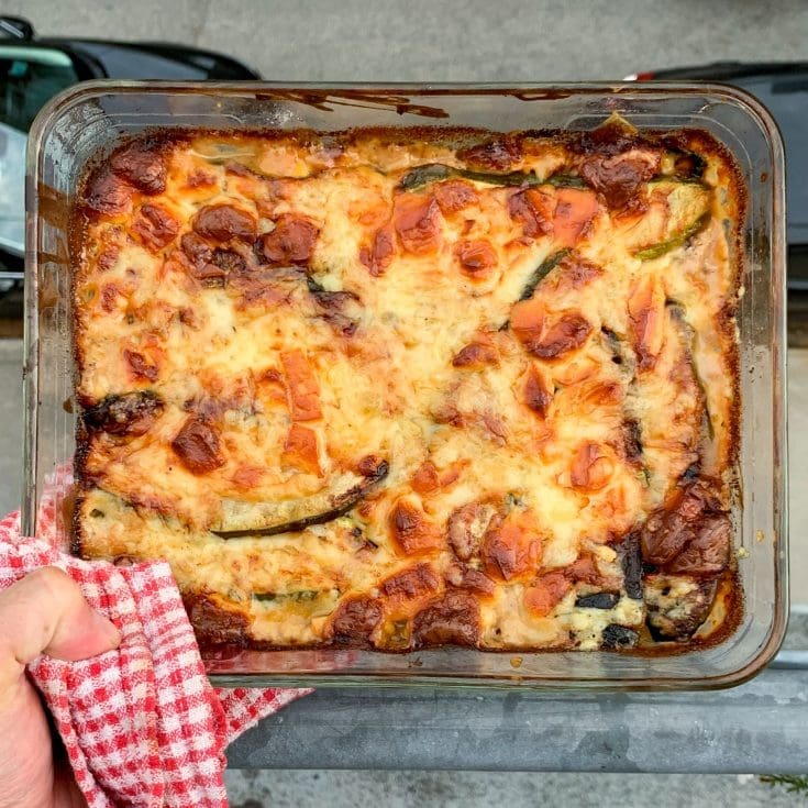 Moussaka de courgettes (zucchini)