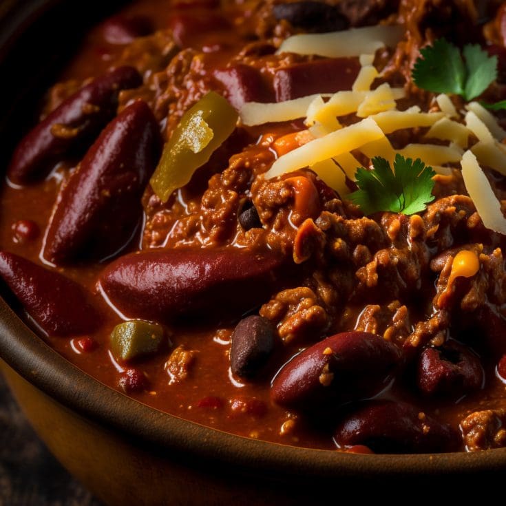 Recette de chili con carne créée par l'Intelligence Artificielle