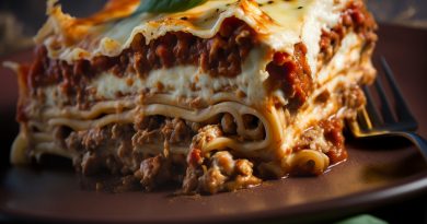Recette de lasagne créée par l'Intelligence Artificielle