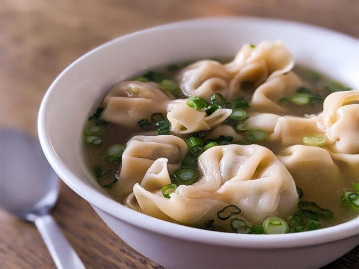 Soupe won ton maison