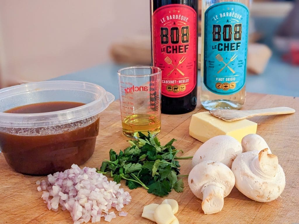 sauce fond demi-glace bouillon