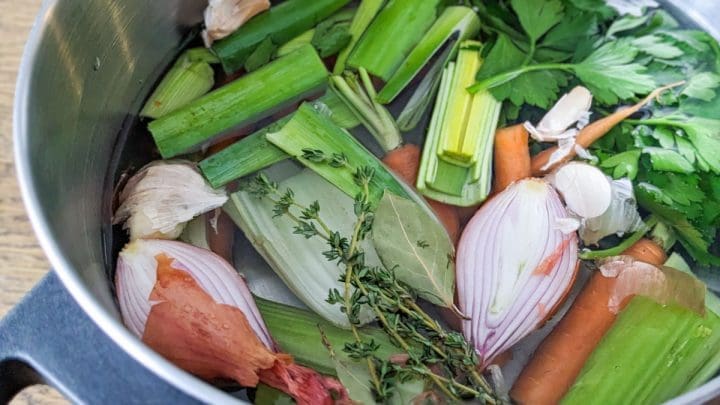 Photo de bouillon de légumes