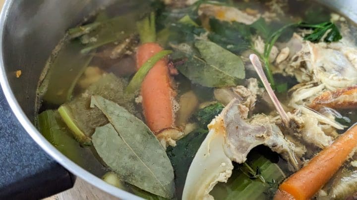 Photo de bouillon de poulet