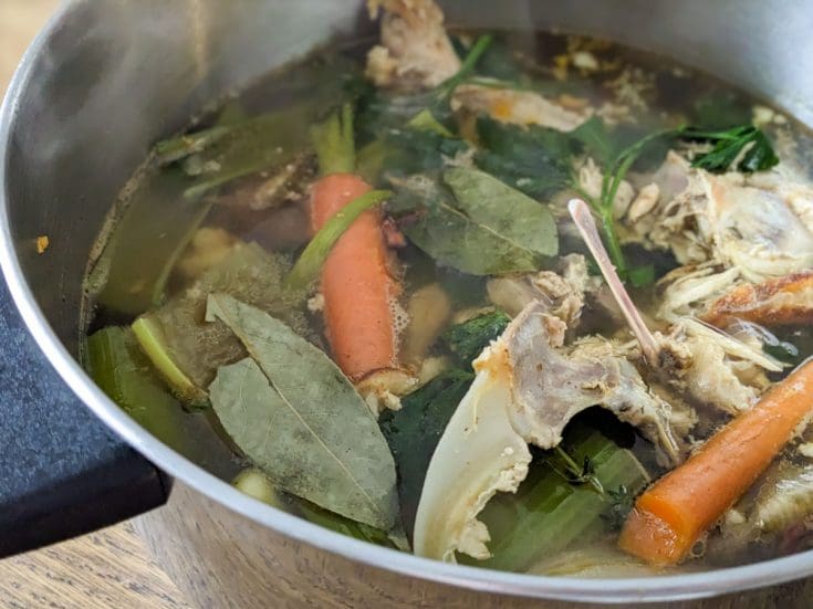 Photo de bouillon de poulet