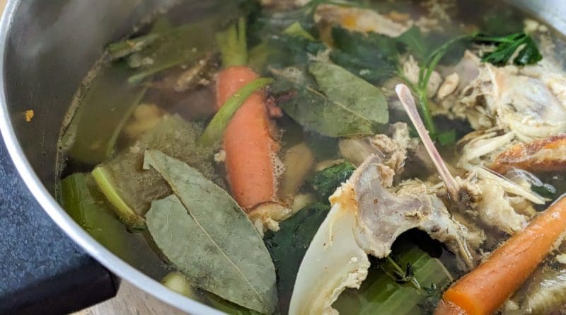 Photo de bouillon de poulet
