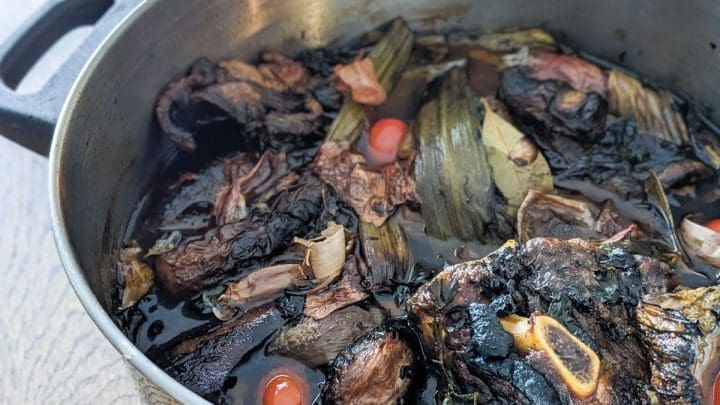 Photo de fond brun de boeuf