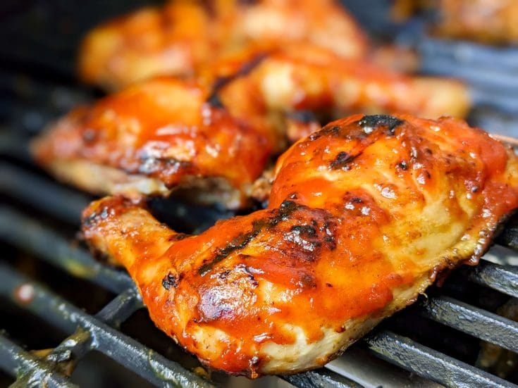Cuisses de poulet sauce BBQ sans cuisson