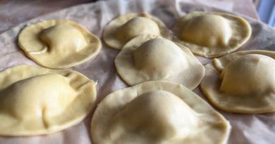 Raviolis au homard (et alternative aux champignons) Raviolis au homard (et alternative aux champignons)