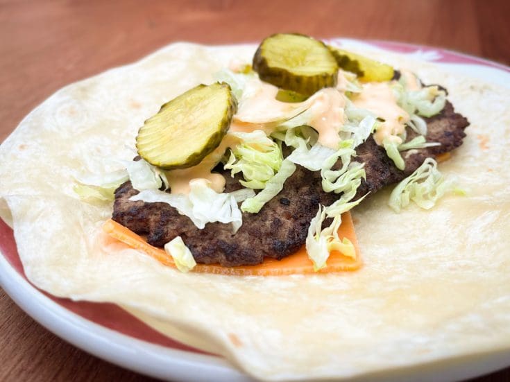Smash tacos à la façon Big Mac