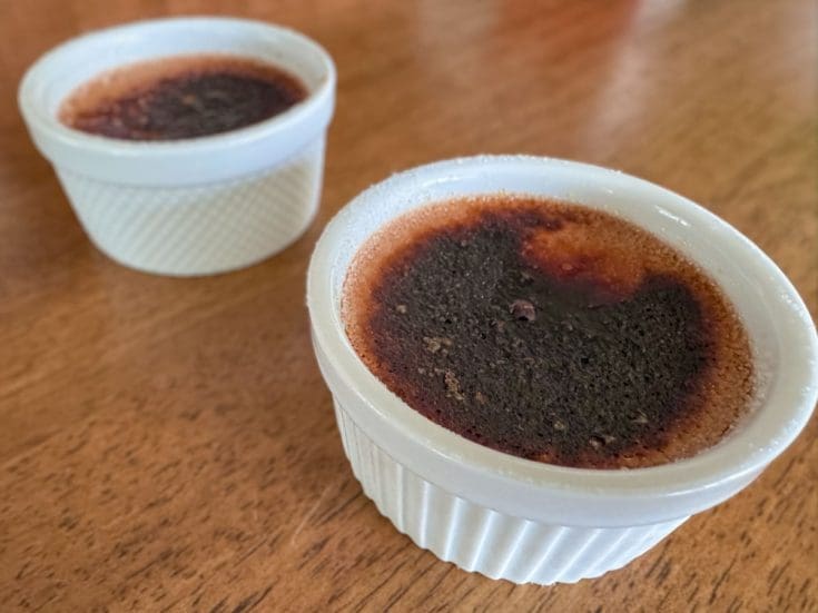 Crème brûlée à la Toblerone