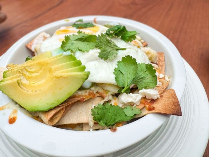 Chilaquiles au poulet