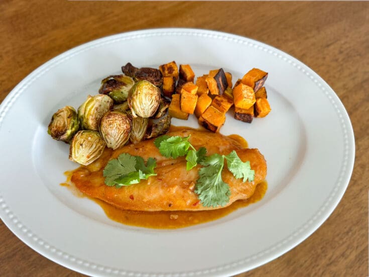 Poisson poché au lait de coco et gingembre